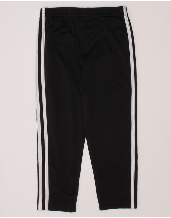 Adidas Boys Tracksuit Trousers 4-5 Years Black Polyester
