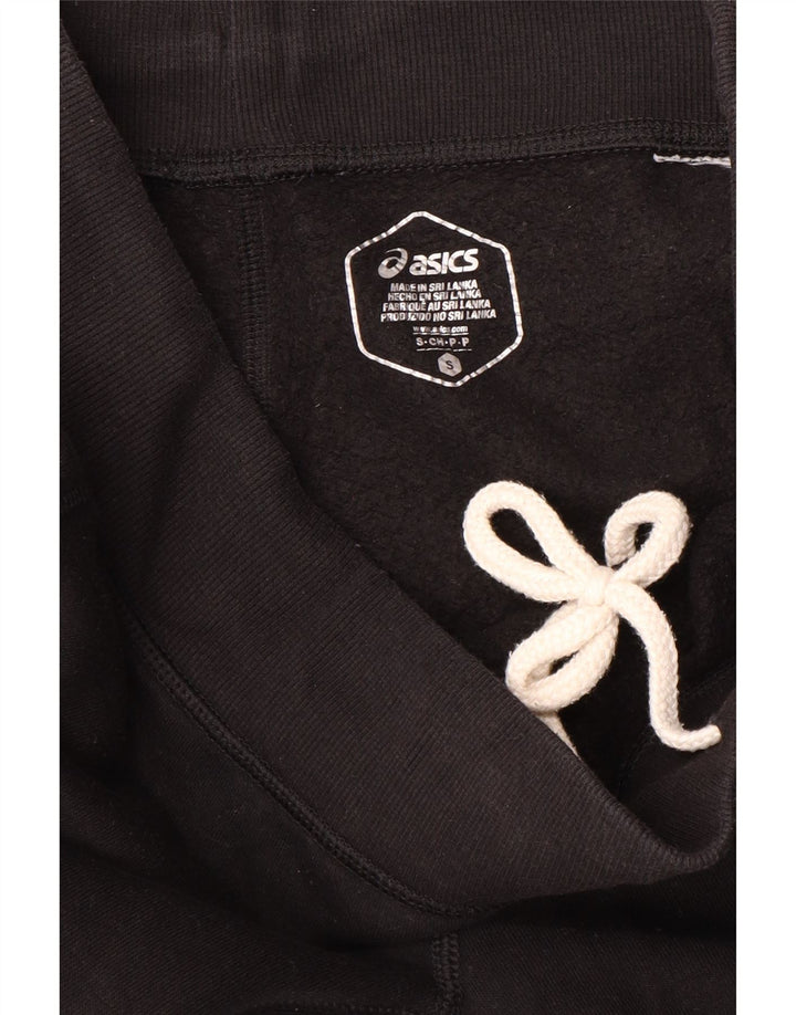 Asics Womens Graphic Tracksuit Trousers UK 10 Small  Black