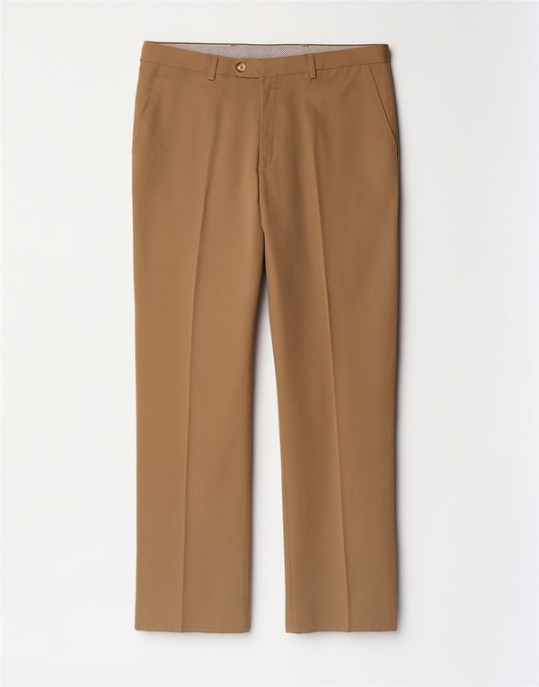 Tessuti Lanerossi Mens Pegged Suit Trousers IT 52 XL W34 L32 Beige