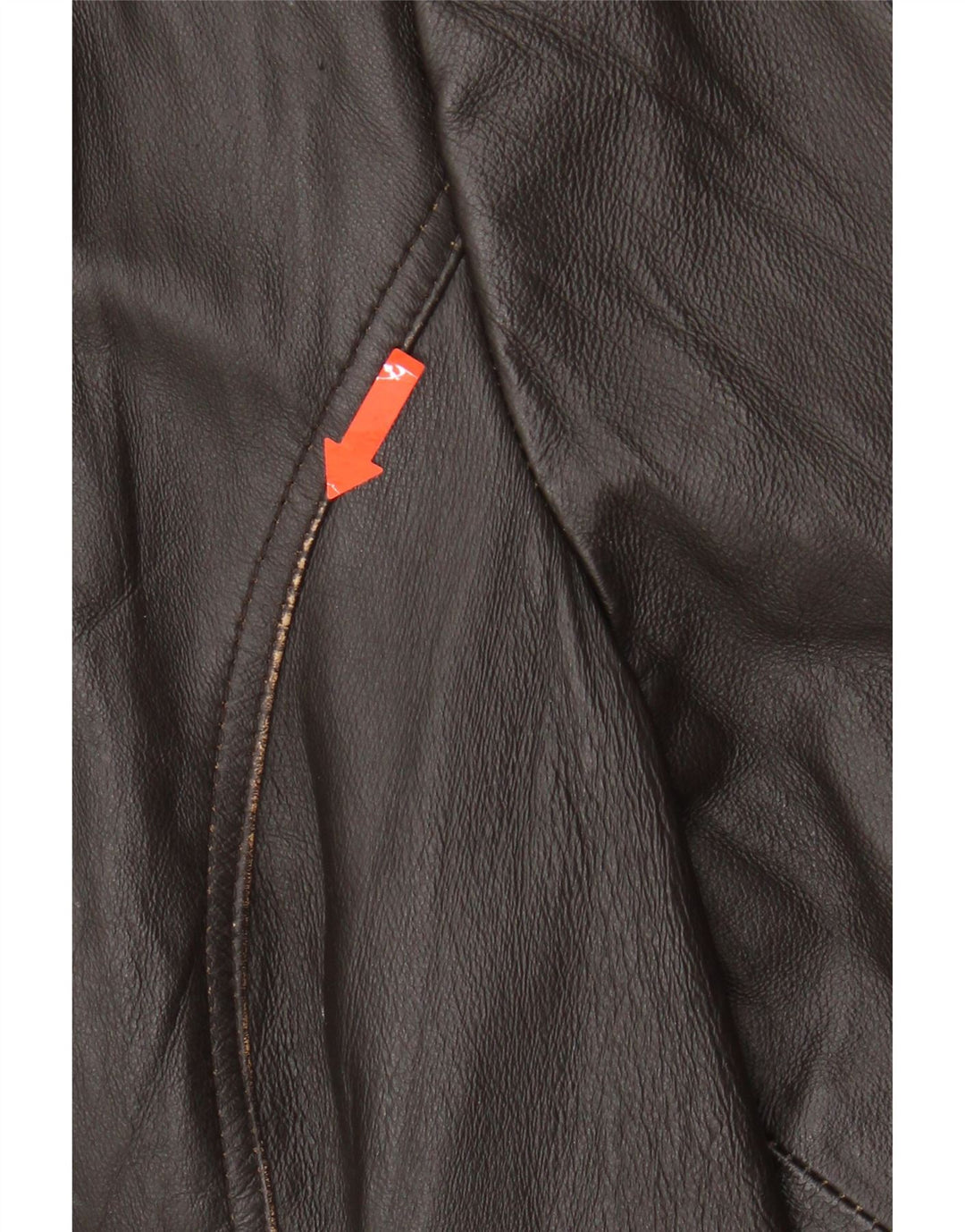 JENSEN Womens Leather Jacket IT 44 Medium Brown Leather Vintage Jensen and Second-Hand Jensen from Messina Hembry 