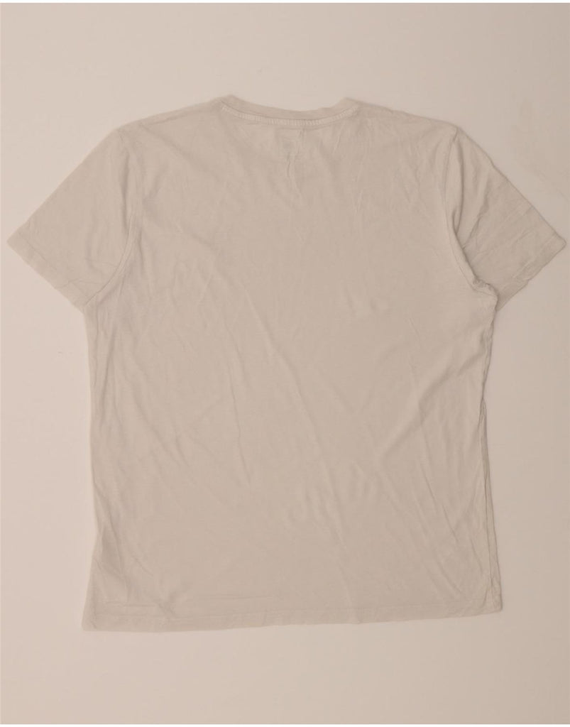 LEE Mens Regular Fit T-Shirt Top Large White Cotton Vintage Lee and Second-Hand Lee from Messina Hembry 