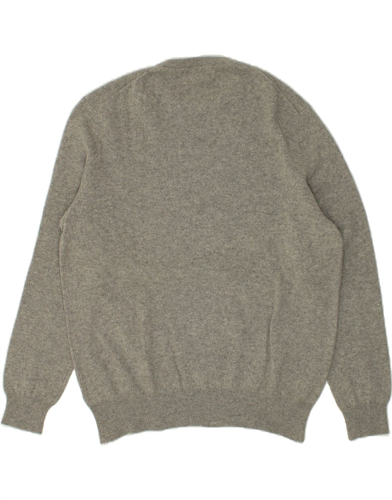 POLO RALPH LAUREN Mens Crew Neck Jumper Sweater 2XL Grey Wool | Vintage Polo Ralph Lauren | Thrift | Second-Hand Polo Ralph Lauren | Used Clothing | Messina Hembry 