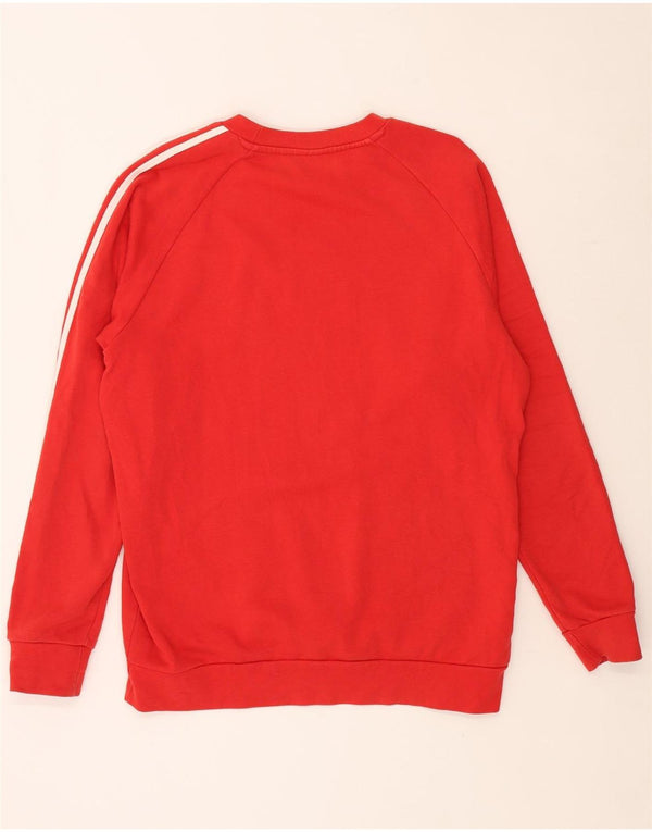ADIDAS Mens Sweatshirt Jumper Medium Red