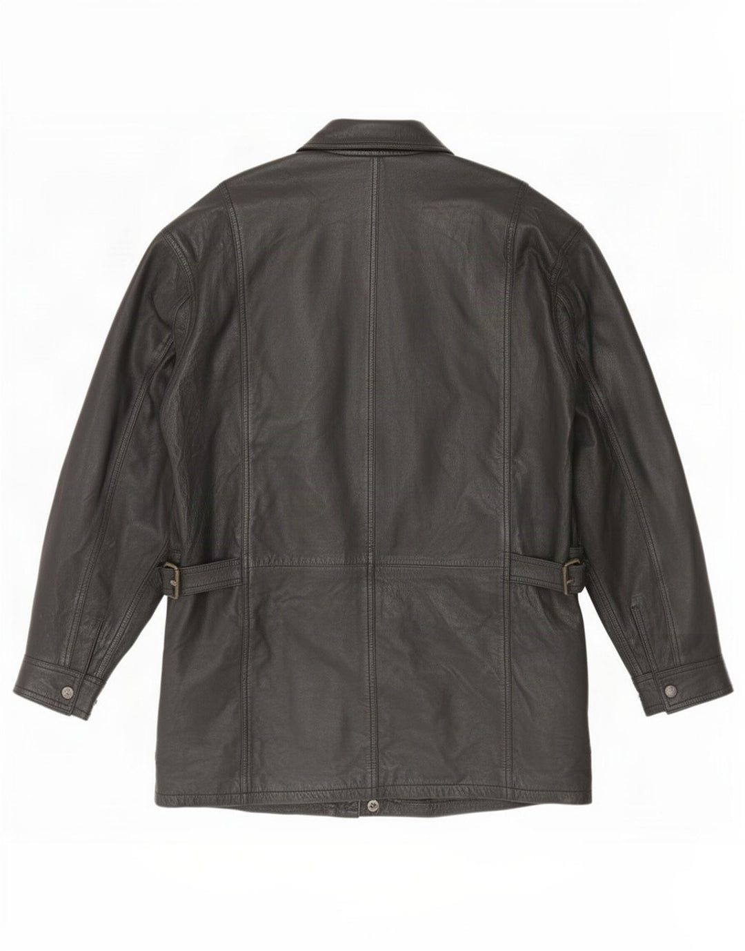 Vintage Mens Leather Jacket UK 42 XL Black