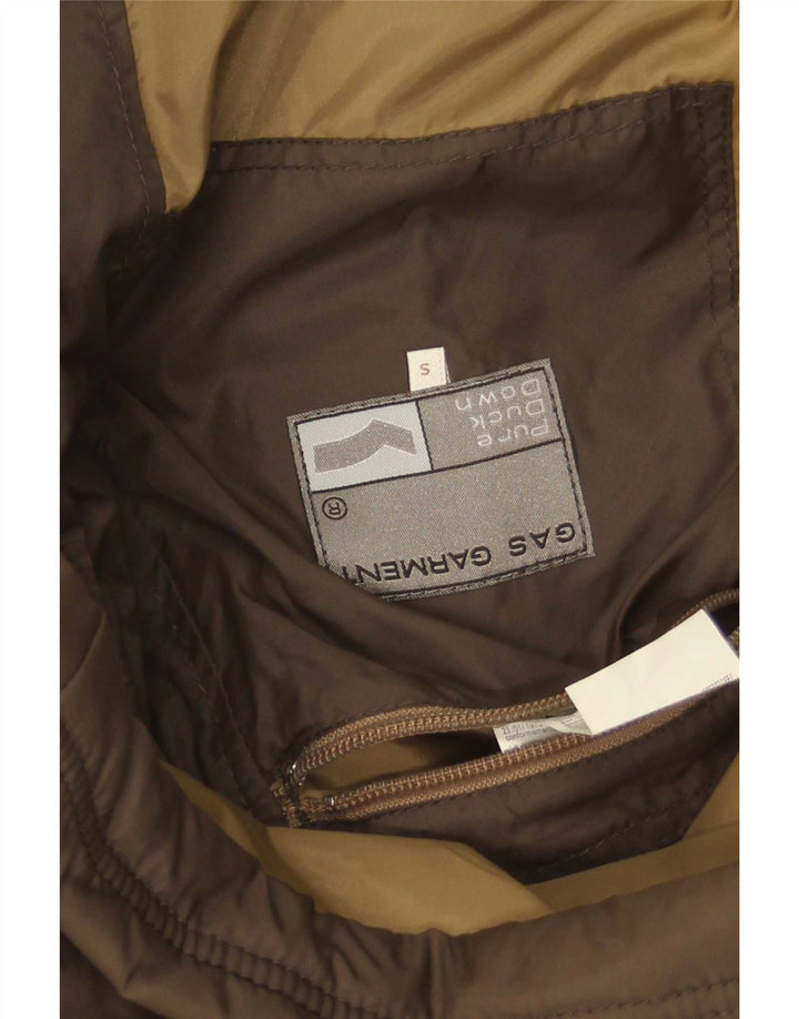 Gas Mens Padded Gilet UK 36 Small Brown Polyamide