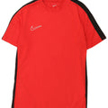 Nike Mens Dri Fit T-Shirt Top Large Red Colourblock Polyester