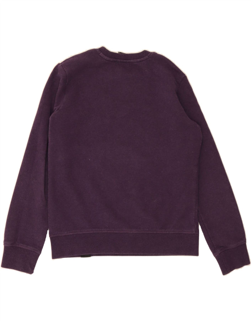 SUPERDRY Womens Sweatshirt Jumper UK 10 Small Purple Cotton Vintage Superdry and Second-Hand Superdry from Messina Hembry 