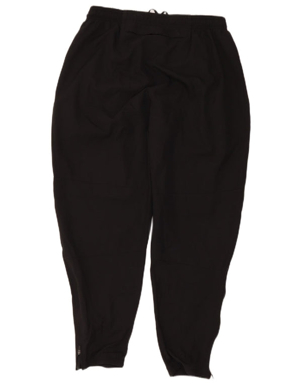 Nike Mens Dri Fit Crop Tracksuit Trousers Joggers Large Black Polyester