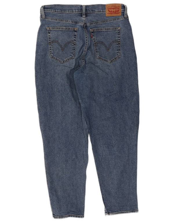 Levi's Womens Mom Jean High Waist Tapered Jeans W31 L27 Blue Cotton