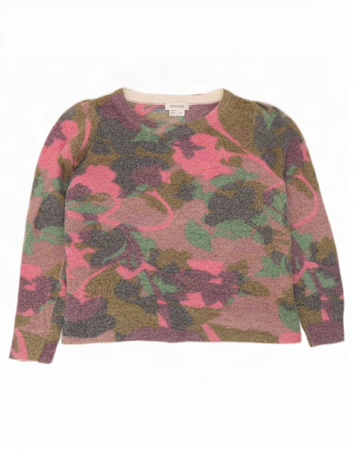 White Stuff Womens Boat Neck Jumper Sweater UK 14 Large Multicoloured