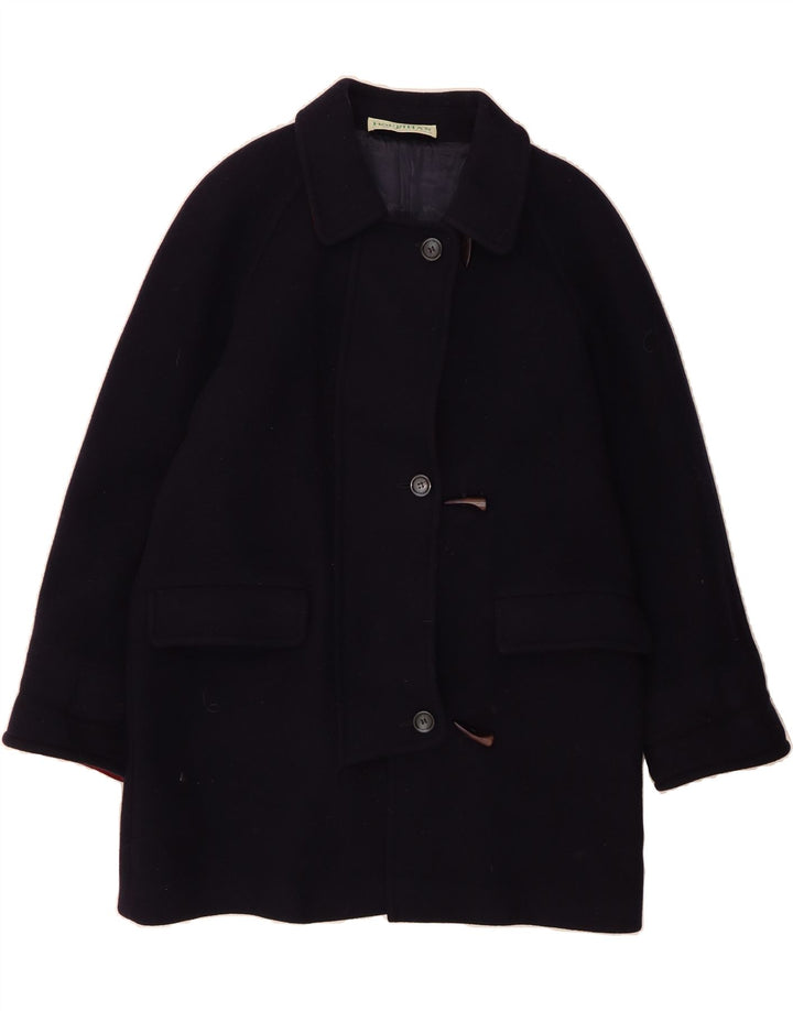 JIMMY HOURIHAN Womens Dublin Oversized Overcoat UK 10 Small  Navy Blue Vintage Jimmy Hourihan and Second-Hand Jimmy Hourihan from Messina Hembry 