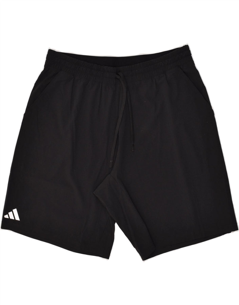 ADIDAS Mens Graphic Sport Shorts XL Black | Vintage Adidas | Thrift | Second-Hand Adidas | Used Clothing | Messina Hembry 