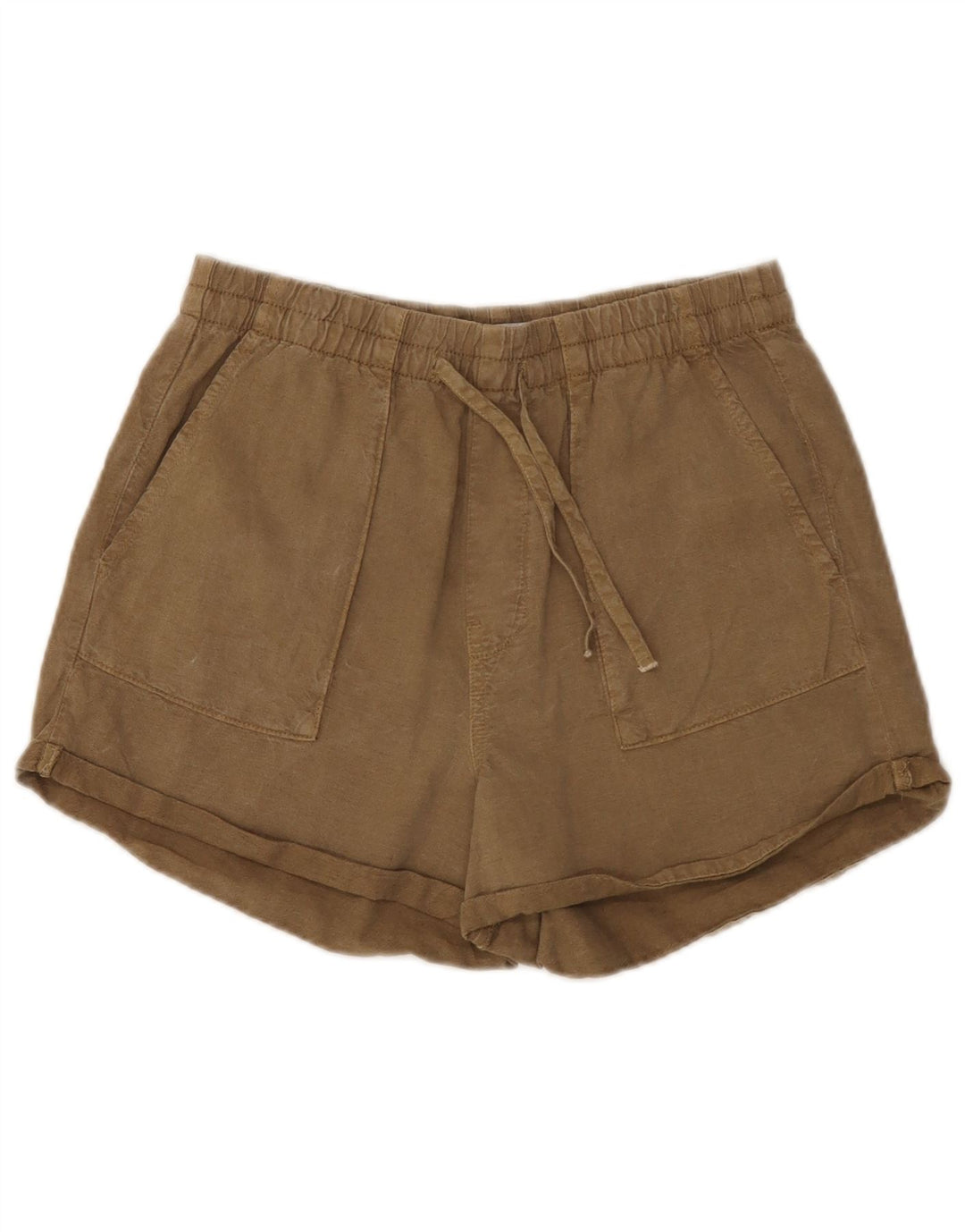 Zara Womens Casual Shorts XS W24 Khaki