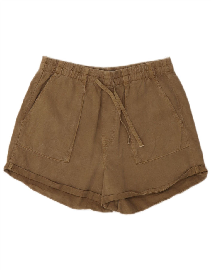 Zara Womens Casual Shorts XS W24 Khaki
