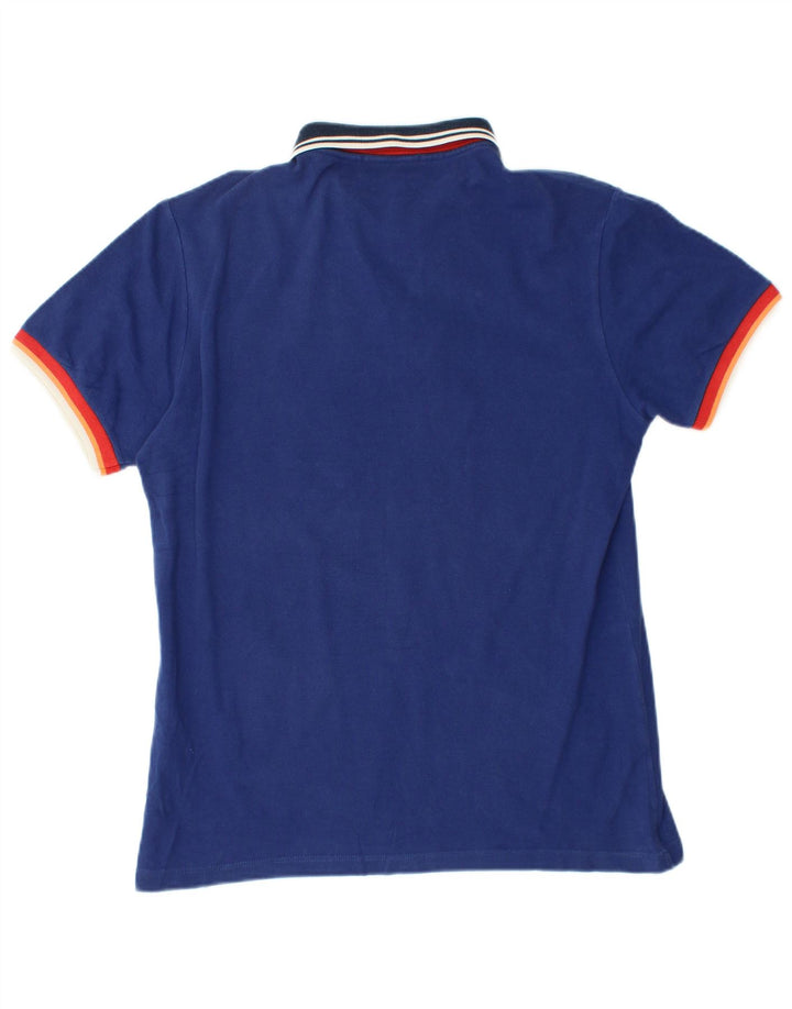 Fred Perry Mens Special Edition Polo Shirt Large Blue Cotton