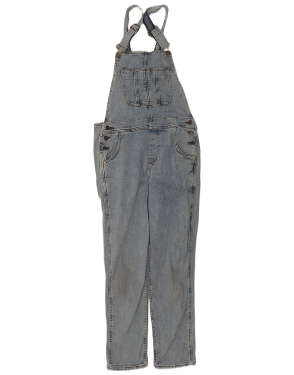 Fat Face Womens Dungarees Jeans UK 12 Medium W34 L28 Blue Cotton