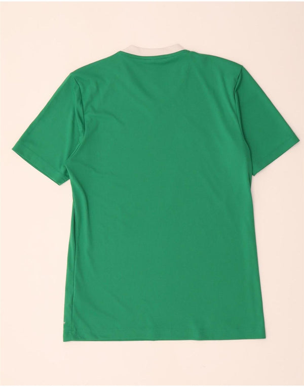 Adidas Mens Aeroready Graphic T-Shirt Top Medium Green Polyester