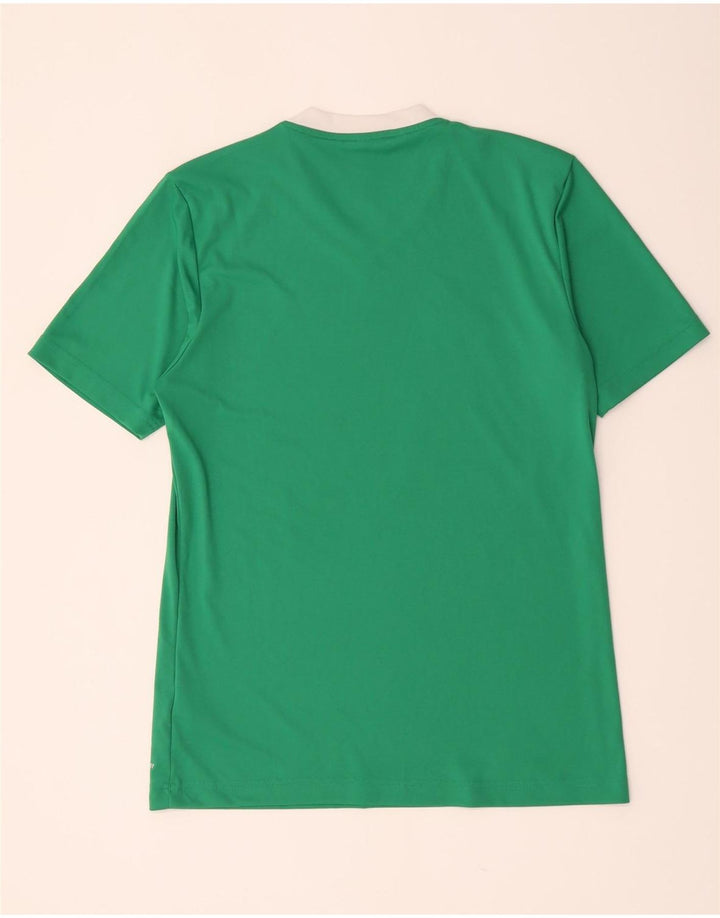 Adidas Mens Aeroready Graphic T-Shirt Top Medium Green Polyester