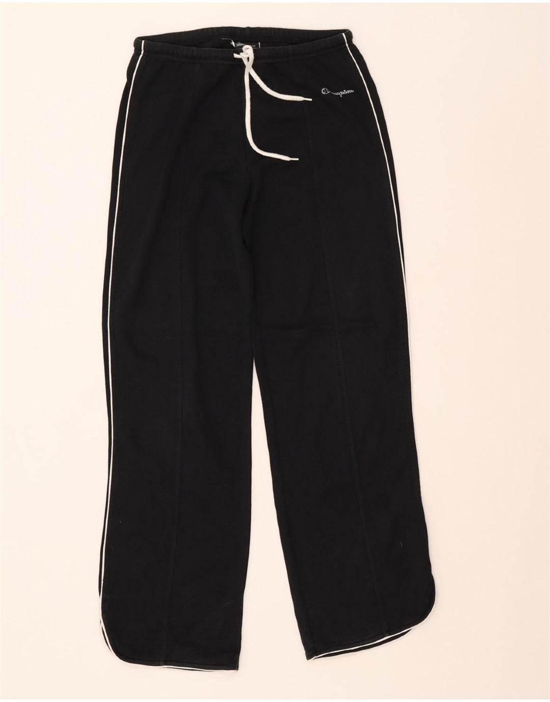 CHAMPION Womens Tracksuit Trousers UK 12 Medium Black Cotton
