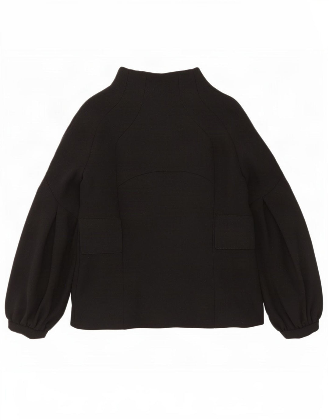 Zara Womens Blazer Jacket UK 12 Medium Black Wool