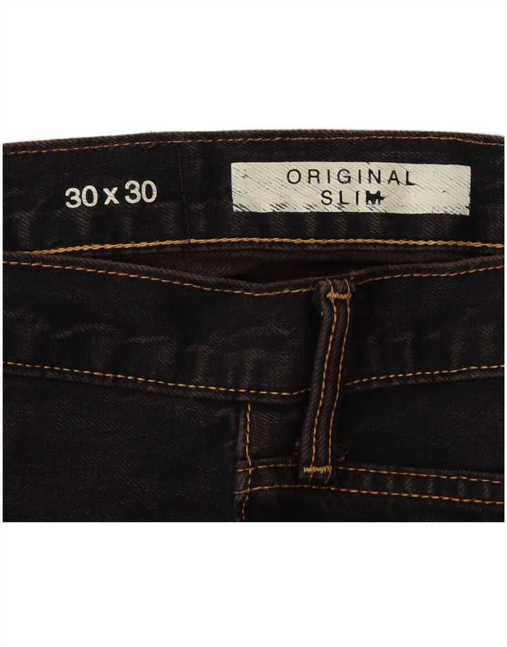 Gap Womens Slim Jeans W30 L30 Navy Blue Cotton