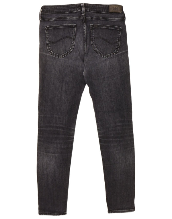 Lee Womens Scarlett Skinny Jeans W30 L27 Black Cotton