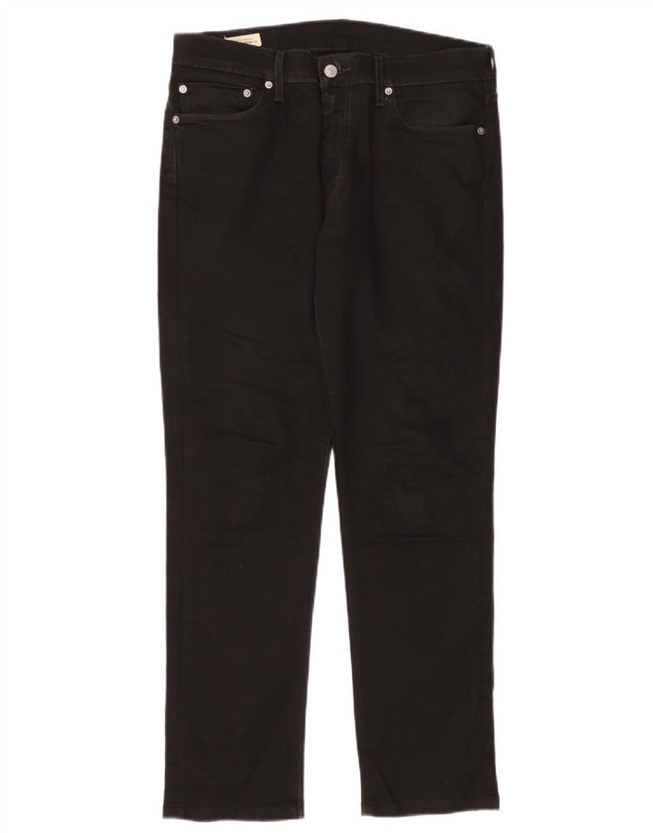 Levi's Mens 511 Slim Jeans W33 L29 Black Cotton