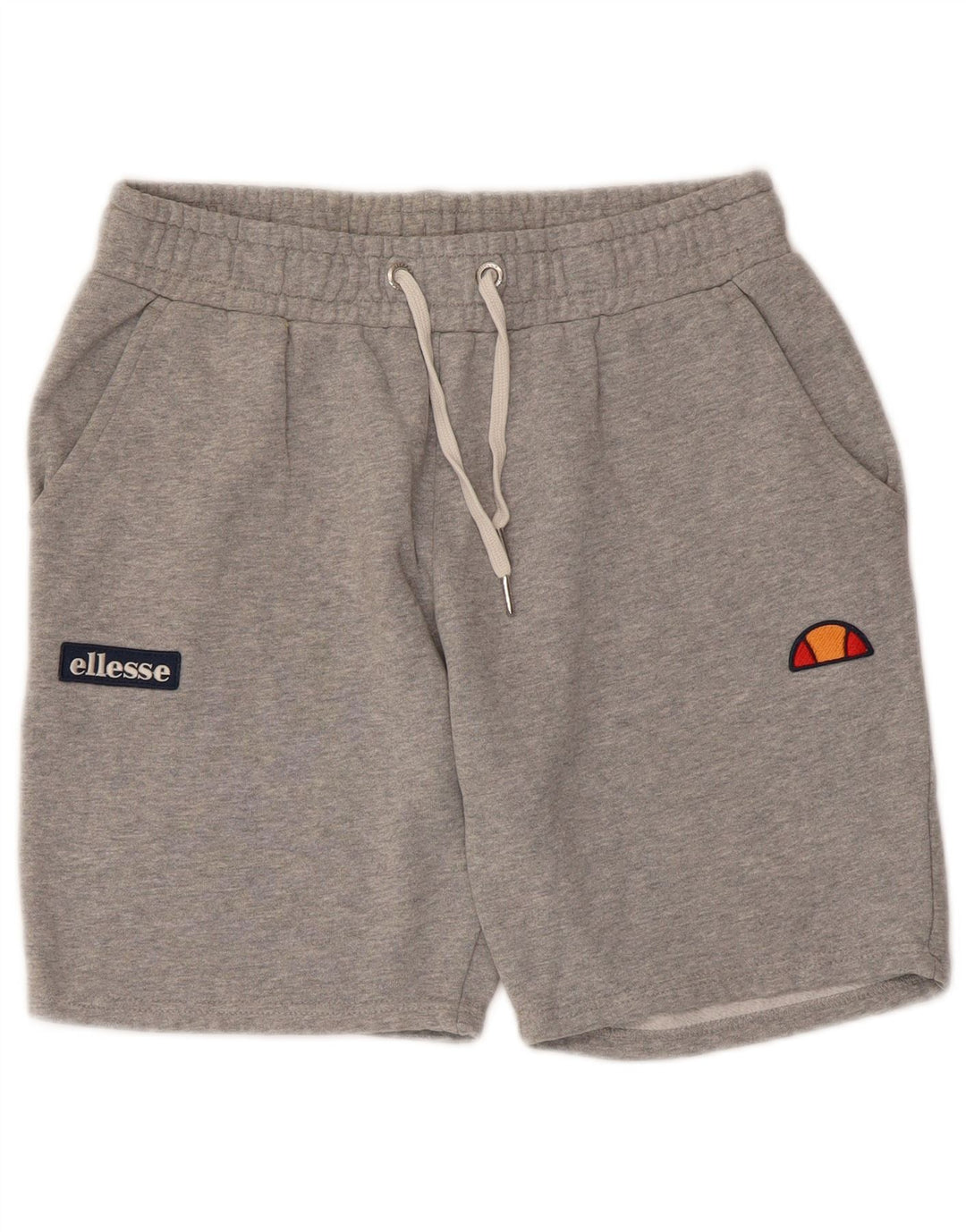 Ellesse Mens Sport Shorts XS  Grey Flecked Cotton