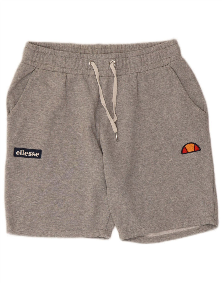 Ellesse Mens Sport Shorts XS  Grey Flecked Cotton