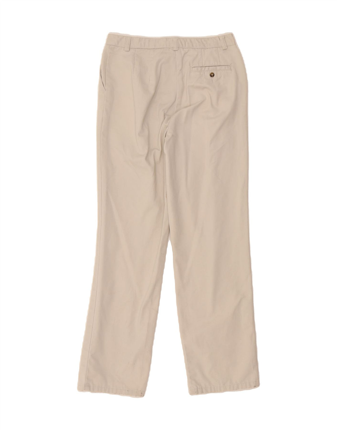 EDDIE BAUER Womens Straight Chino Trousers US 6 Medium W28 L31 Beige Vintage Eddie Bauer and Second-Hand Eddie Bauer from Messina Hembry 