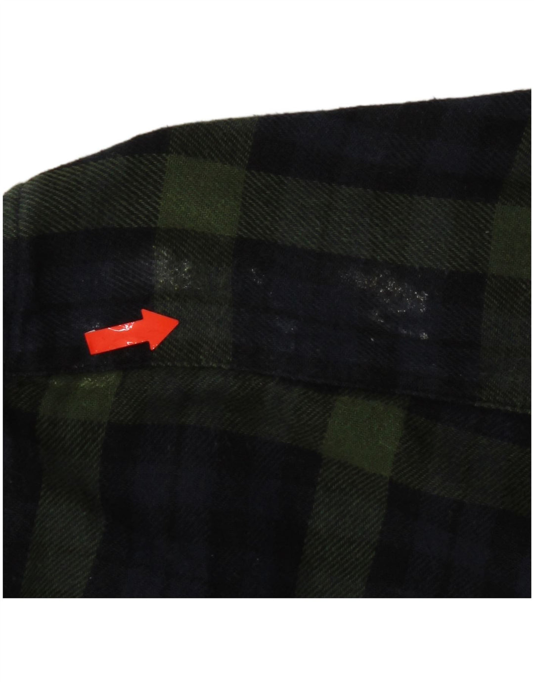 Jack Wills Mens Classic Fit Flannel Shirt Large Navy Blue Check Cotton