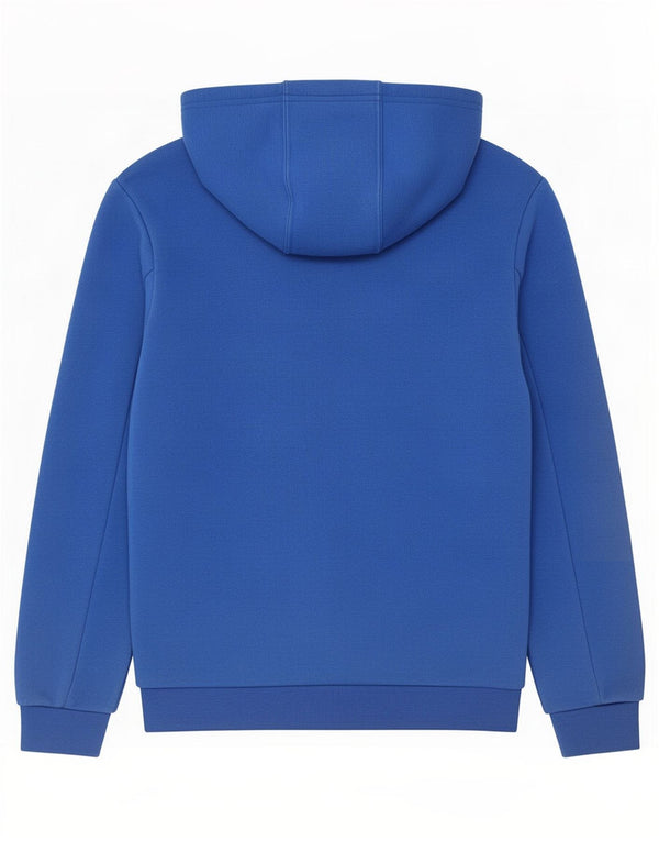 Adidas Boys Graphic Zip Hoodie Sweater 11-12 Years Blue Cotton