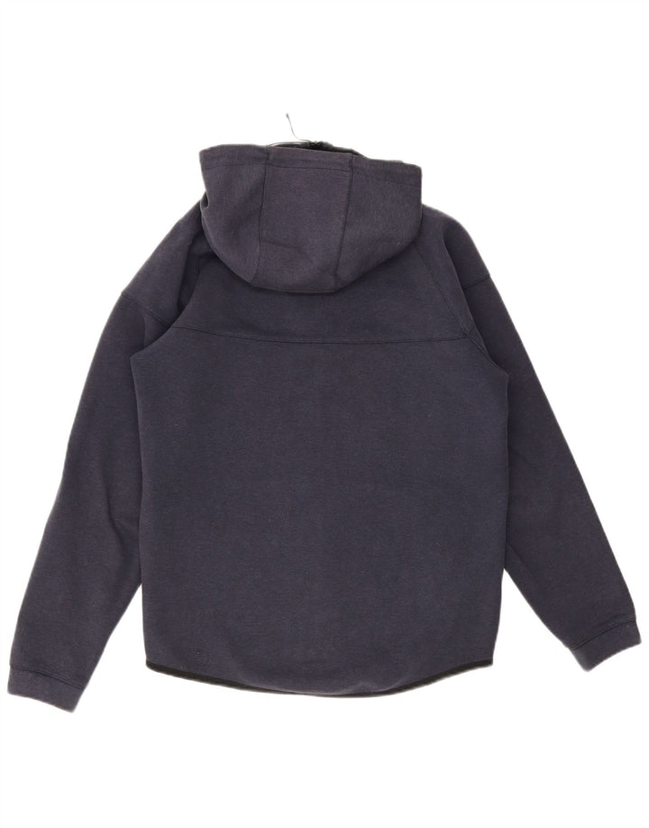 Nike Mens Zip Hoodie Sweater Medium Navy Blue Cotton