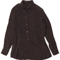 Vintage Womens Shirt Blouse UK 12 Medium Black