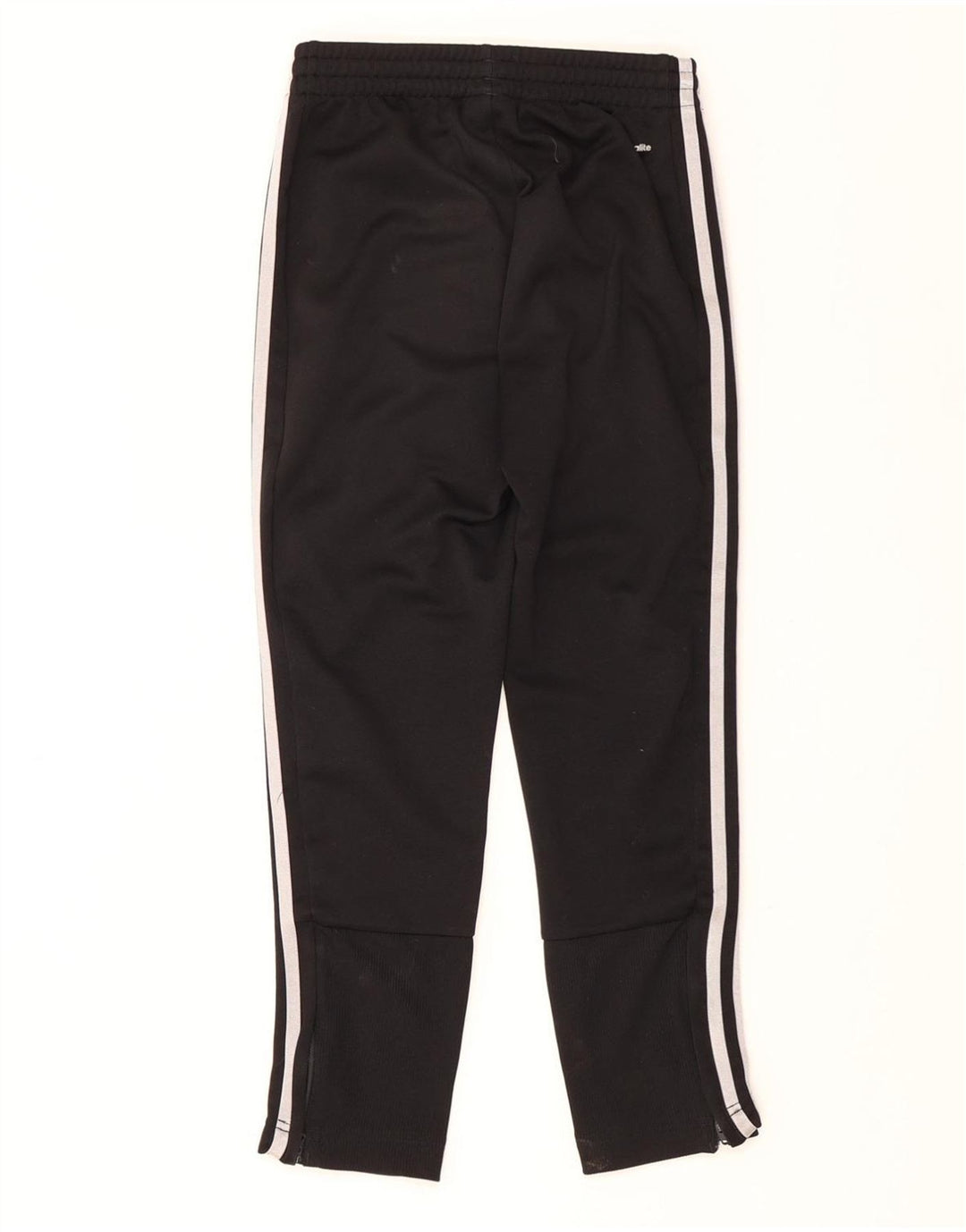 ADIDAS Girls Climalite Tracksuit Trousers 9-10 Years  Black Polyester Vintage Adidas and Second-Hand Adidas from Messina Hembry 