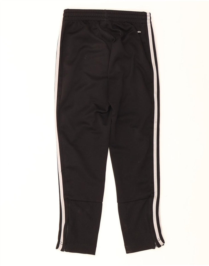 ADIDAS Girls Climalite Tracksuit Trousers 9-10 Years  Black Polyester Vintage Adidas and Second-Hand Adidas from Messina Hembry 