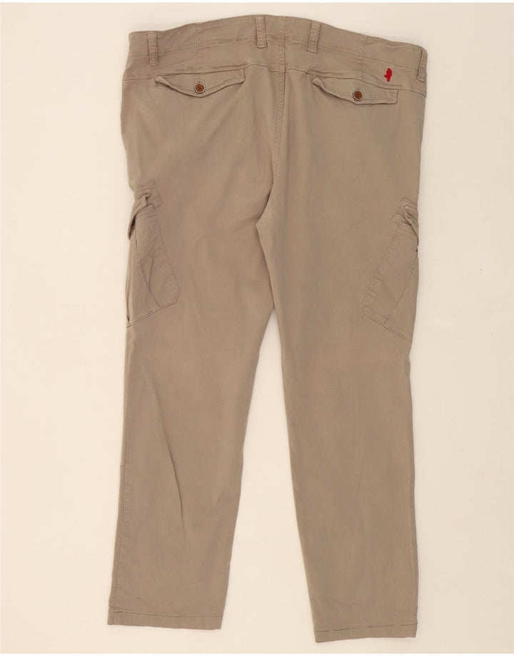 MARLBORO CLASSICS Mens Slim Fit Cargo Trousers W44 L30 Beige Polyester Vintage Marlboro Classics and Second-Hand Marlboro Classics from Messina Hembry 