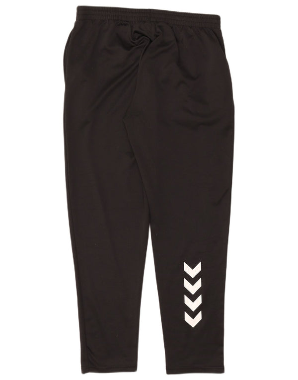 Hummel Mens Graphic Tracksuit Trousers XL Black Polyester