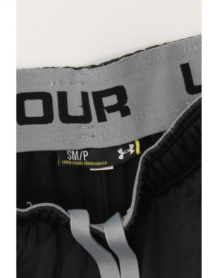 UNDER ARMOUR Womens Graphic Tracksuit Trousers UK 8 Small Black