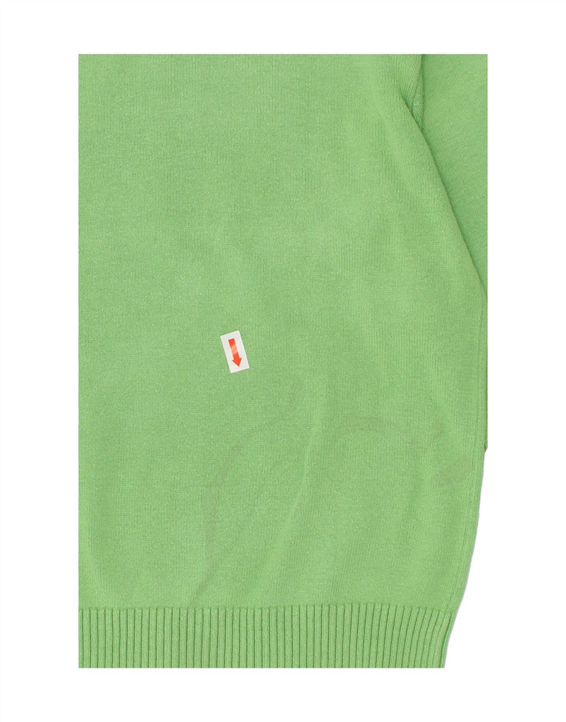 TOMMY HILFIGER Boys Crew Neck Jumper Sweater 3-4 Years Small Green Cotton Vintage Tommy Hilfiger and Second-Hand Tommy Hilfiger from Messina Hembry 