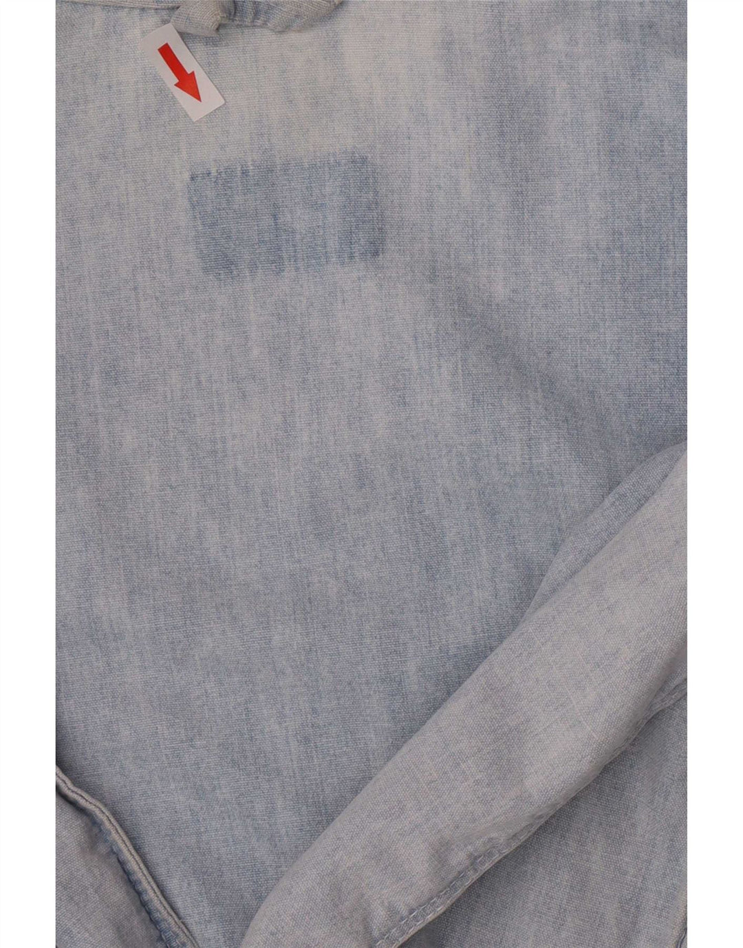 Vintage Mens Bomber Denim Jacket UK 36 Small Blue