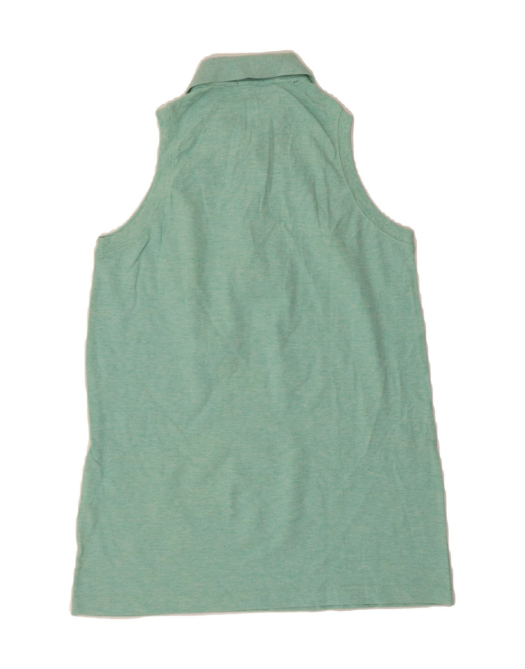 SERGIO TACCHINI Womens Sleeveless Polo Shirt IT 44 Medium Green Cotton Vintage Sergio Tacchini and Second-Hand Sergio Tacchini from Messina Hembry 