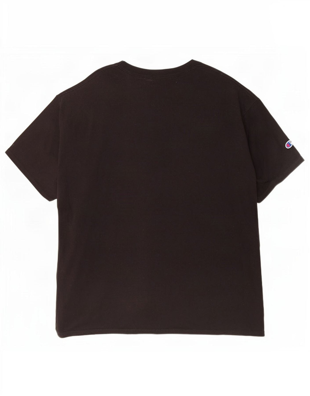 Champion Mens Graphic T-Shirt Top XL Black Cotton