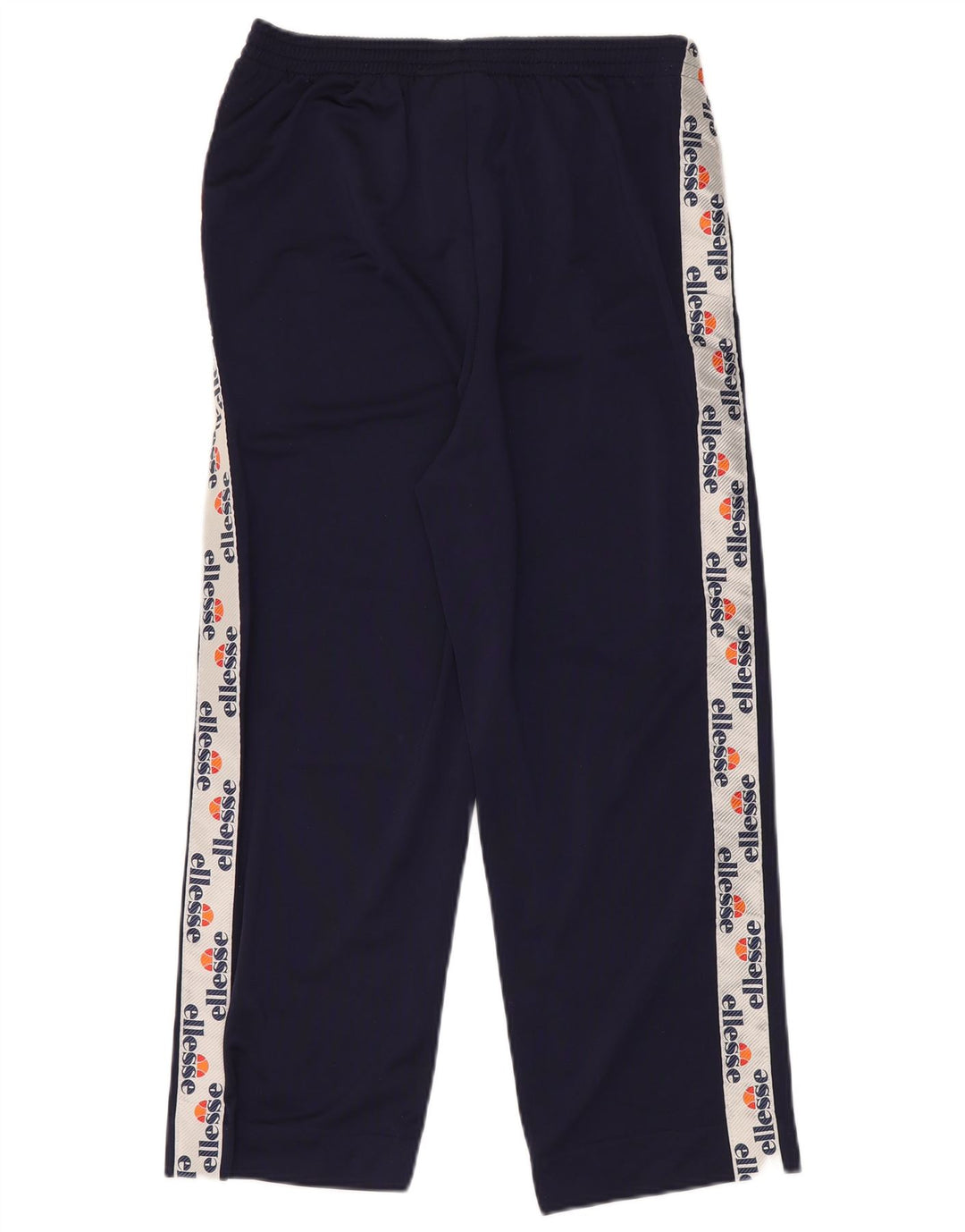 Ellesse Womens Graphic Tracksuit Trousers UK 14 Medium Navy Blue Polyester