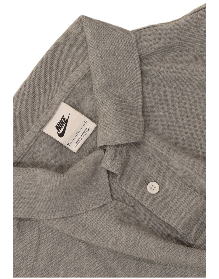 Nike Mens Polo Shirt Medium Grey Flecked