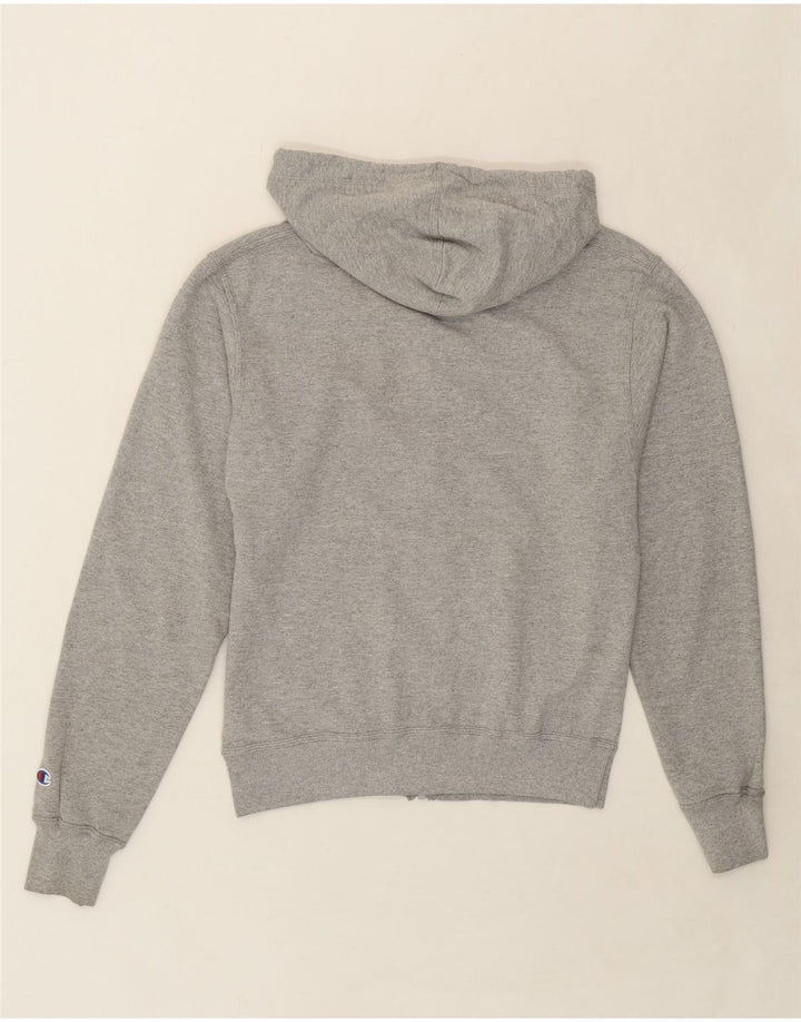 CHAMPION Mens Zip Hoodie Sweater Small Grey Cotton Vintage Champion and Second-Hand Champion from Messina Hembry 
