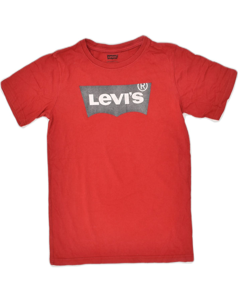 LEVI'S Boys Graphic T-Shirt Top 13-14 Years Red Cotton | Vintage Levi's | Thrift | Second-Hand Levi's | Used Clothing | Messina Hembry 