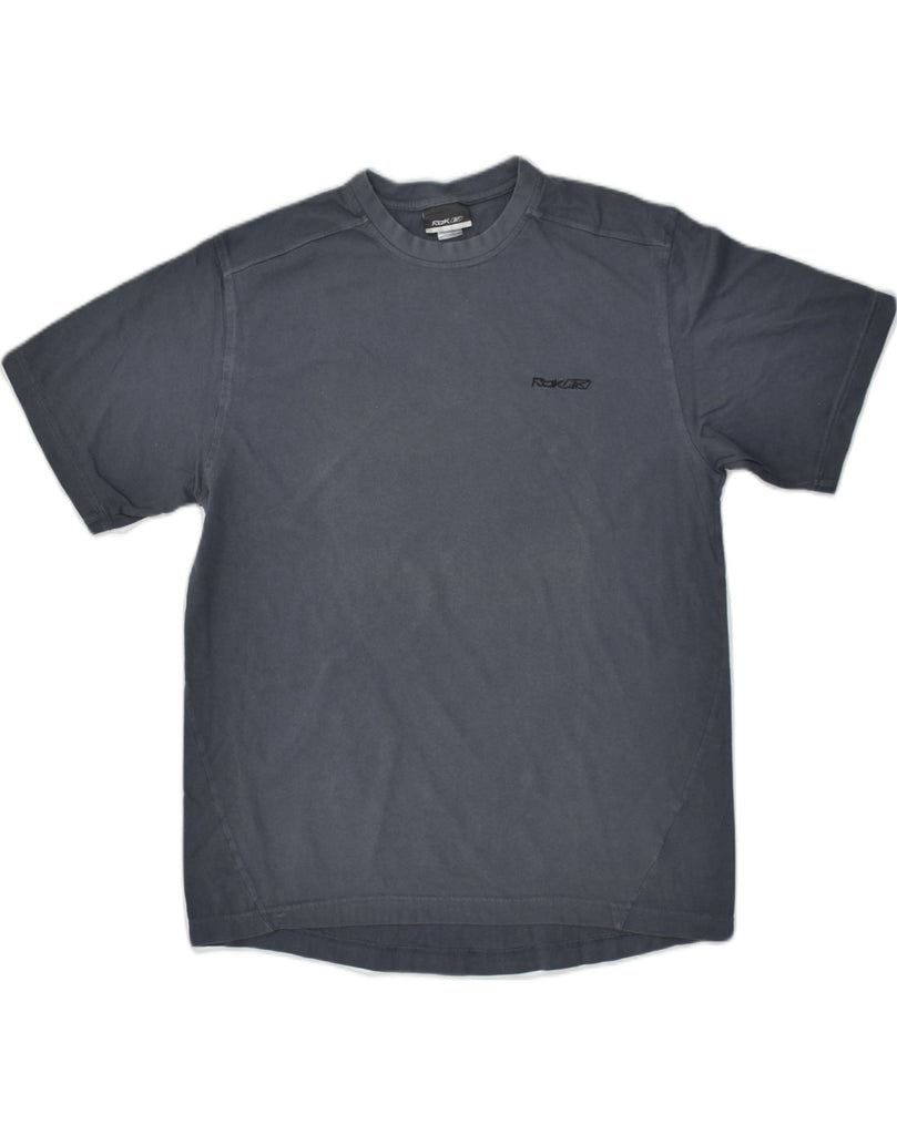 REEBOK Mens T-Shirt Top Medium Grey Cotton | Vintage Reebok | Thrift | Second-Hand Reebok | Used Clothing | Messina Hembry 