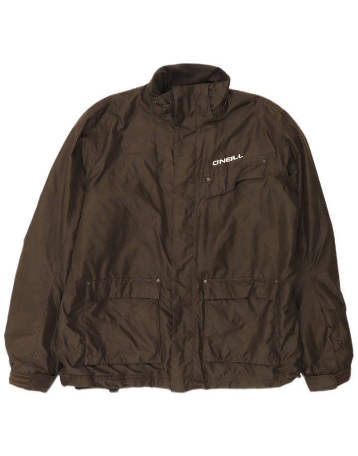 O'Neill Mens Utility Jacket UK 40 Large Khaki Polyester
