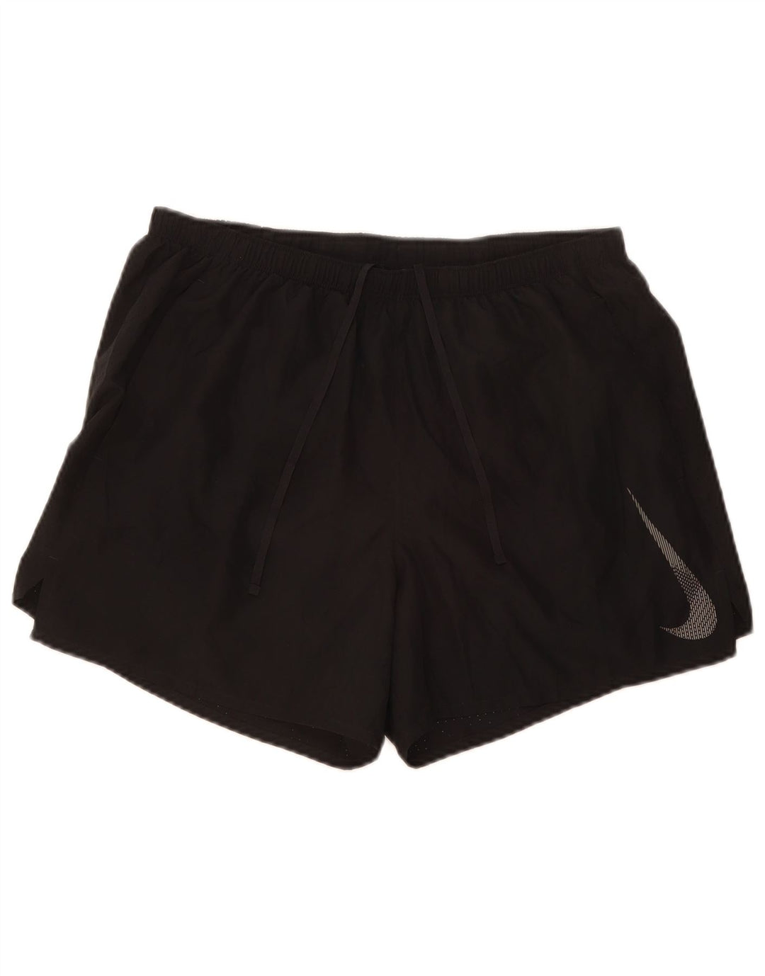 Nike Mens Dri Fit Graphic Sport Shorts Large  Black Polyester